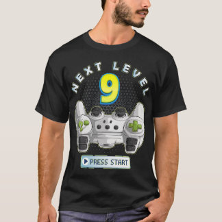 Camiseta Controlador de juego de noveno cumpleaños de sigui