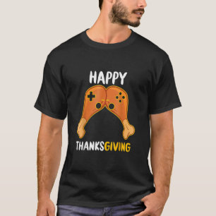 Camiseta Controlador de Juego de Piernas de Pavo de Acción 