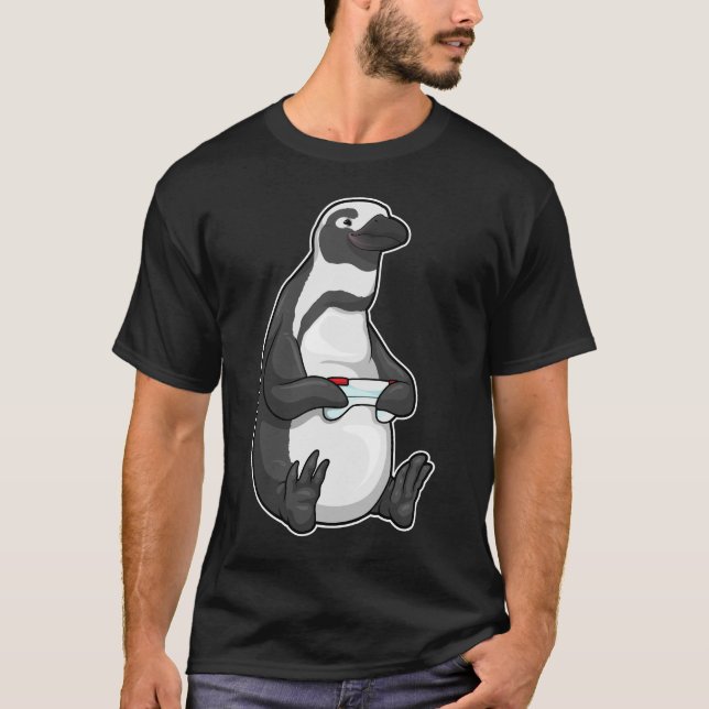 Camiseta Controlador de juego de pingüino (Anverso)