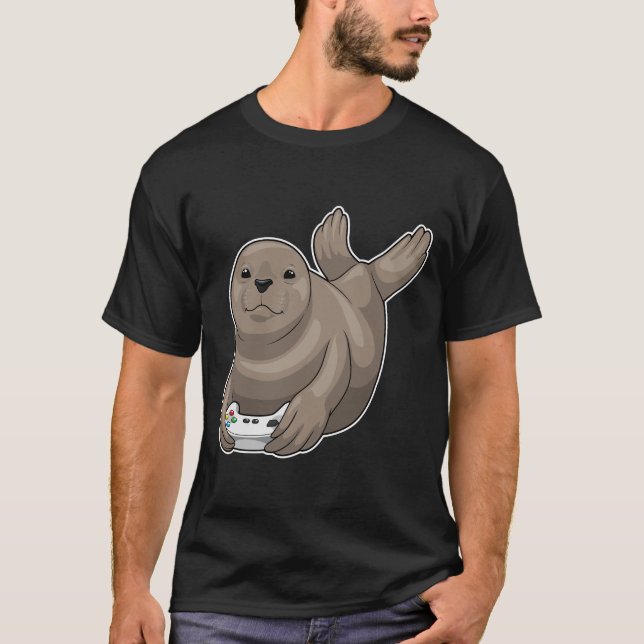 Camiseta Controlador de juego de sellos (Anverso)