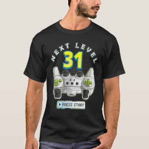 Camiseta Controlador de juego de siguiente nivel 31 de cump