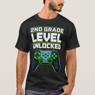 Camiseta Controlador de juego desbloqueado de nivel de 2do 