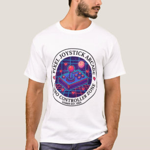 Camiseta Controlador de juego retro Pixel Art   Arcade vint