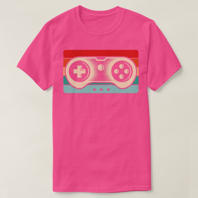 Camiseta Controlador de juegos4 (Diseño del anverso)