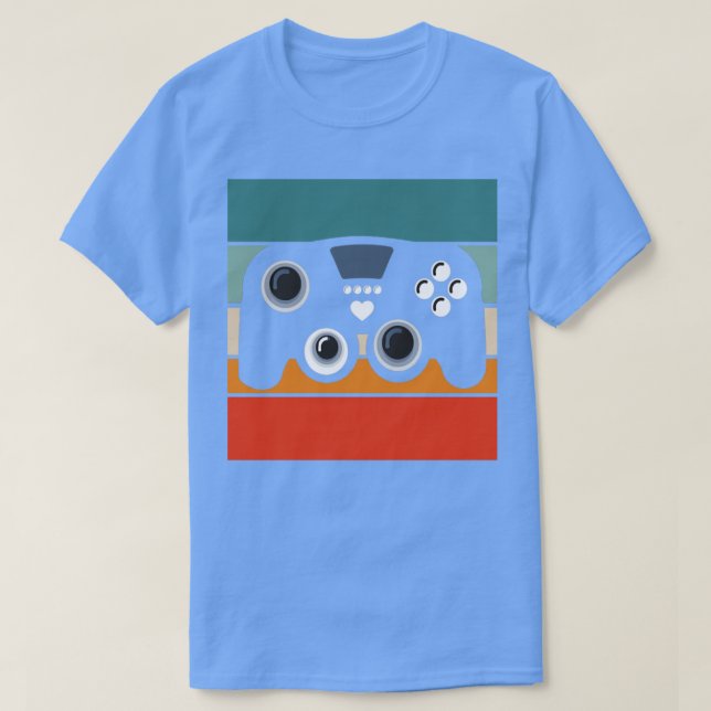 Camiseta Controlador de juegos5 (Diseño del anverso)
