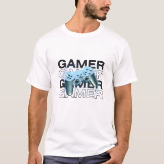 Camiseta Controlador de juegos 3D moderno gráfico