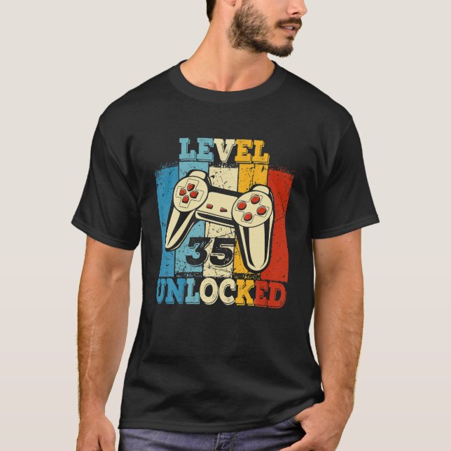 Camiseta Controlador de juegos completo sin bloquear de niv (Anverso)