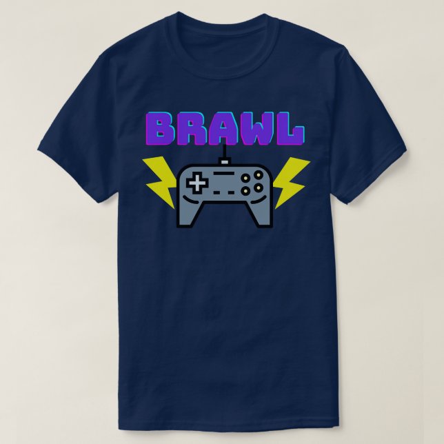 Camiseta Controlador de juegos de Brawl Brawl (Diseño del anverso)