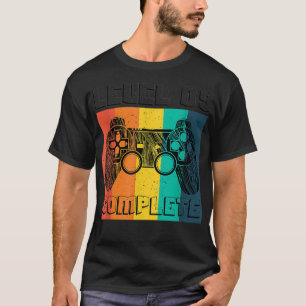 Camiseta Controlador de juegos de nivel completo 9 Regalo d