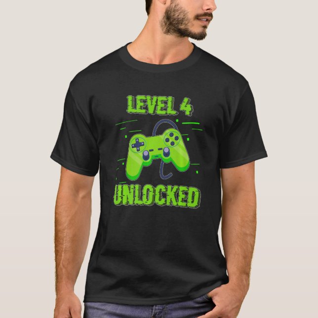 Camiseta Controlador de juegos de vídeo desbloqueados de ni (Anverso)