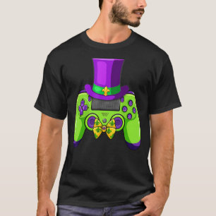 Camiseta Controlador de juegos Mardi Gras Festival Carnaval