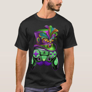Camiseta Controlador de juegos Mardi Gras Gamers Niños Chic