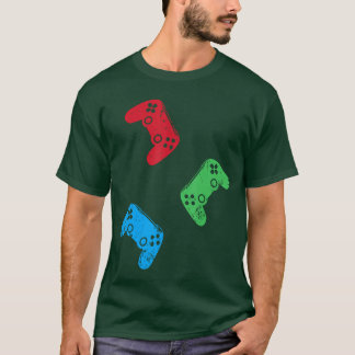 Camiseta Controlador de juegos Vida de jugador Video Jugado
