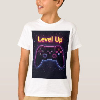 Camiseta Controlador de jugador de neón de nivel superior -