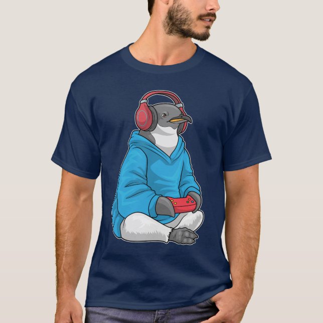 Camiseta Controlador de Penguin Gamer (Anverso)