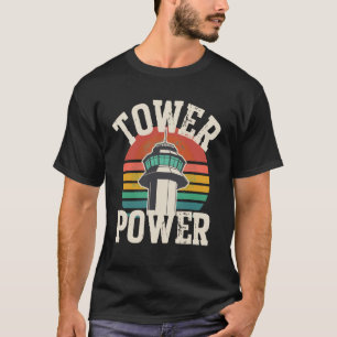 Camiseta Controlador de Tráfico Aéreo ATC Torre del Aeropue