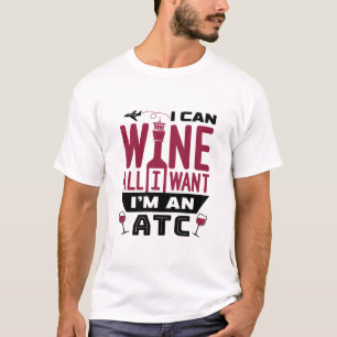 Camiseta Controlador de Tráfico Aéreo Control ATC Vino Dive