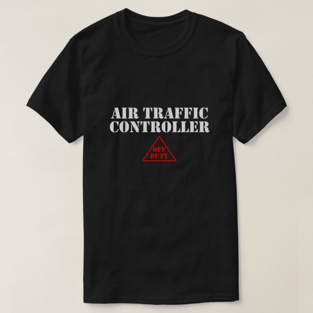 Camiseta Controlador de tráfico aéreo controlador de vuelo  (Diseño del anverso)