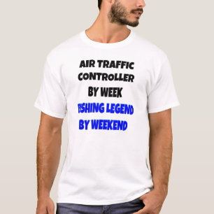 Camiseta Controlador de tráfico aéreo de la leyenda de pesc