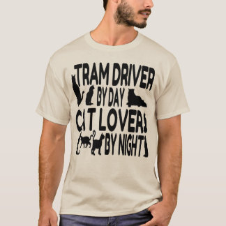 Camiseta Controlador de tranvía Cat Lover