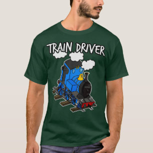 Camiseta Controlador de tren Aficionados al tren de locomot