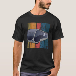 Camiseta Controlador de tren de bala estilo vintage retro