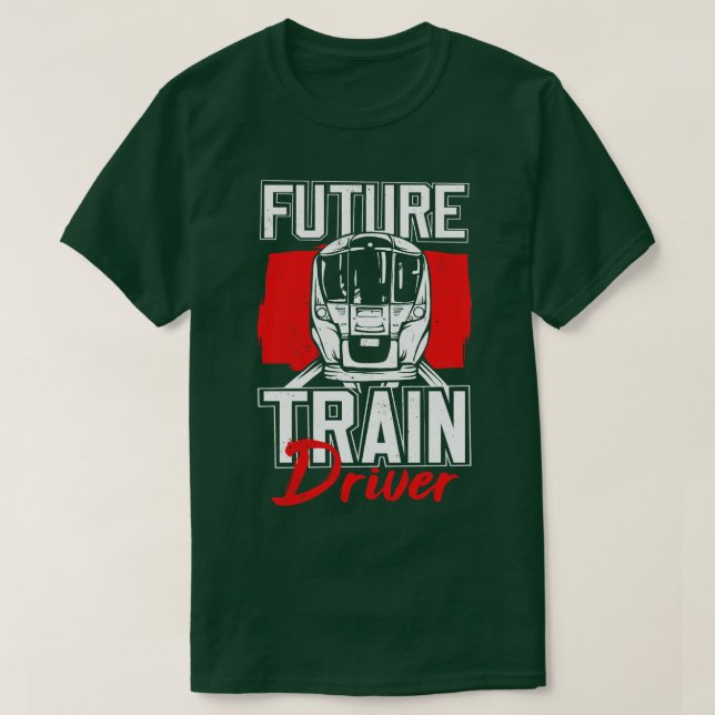 Camiseta Controlador de tren futuro (Diseño del anverso)