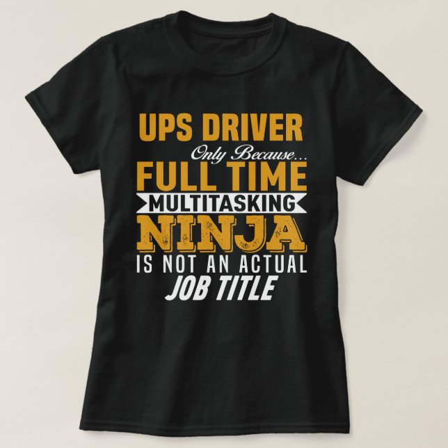 Camiseta Controlador de UPS (Diseño del anverso)