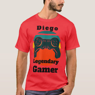 Camiseta Controlador de videojuego Diego Legendary Gamer