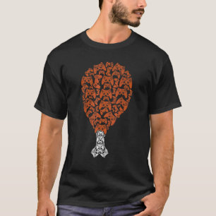 Camiseta Controlador de videojuego Pavo Pierna Día de Acció