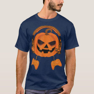 Camiseta Controlador de videojuegos de calabaza, un verdade