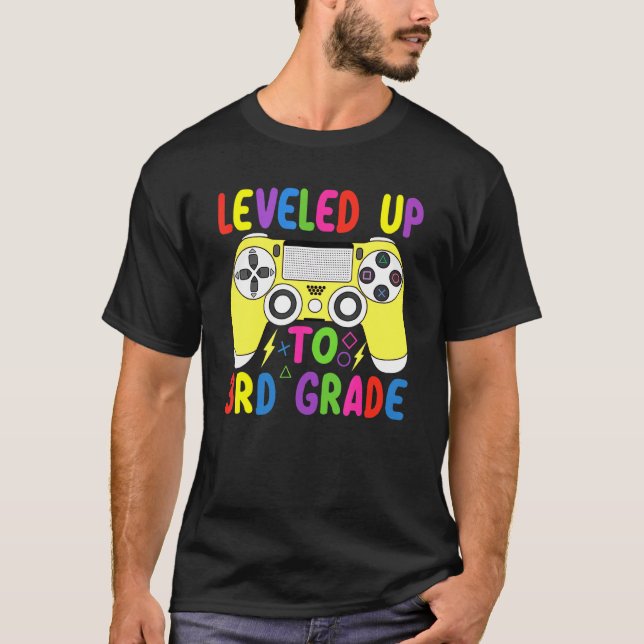 Camiseta Controlador De Videojuegos De Hasta 3er Grado (Anverso)