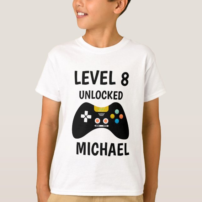 Camiseta Controlador de videojuegos de nivel superior Niños (Anverso)