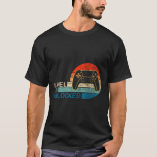Camiseta Controlador de videojuegos desbloqueado Nivel 13 C