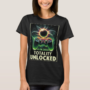 Camiseta Controlador de videojuegos Eclipse solar total 202