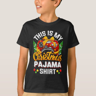 Camiseta Controlador de videojuegos Gorro de Santa Navidad