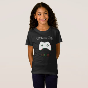 Camiseta Controlador de videojuegos, inicio de juego, arte 