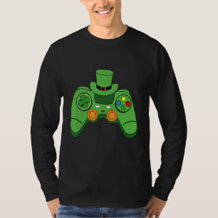 Camiseta Controlador de videojuegos irlandés St Patrick Day