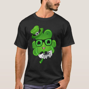Camiseta Controlador de videojuegos irlandés St Patrick Day
