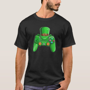 Camiseta Controlador de videojuegos irlandés St Patrick Day