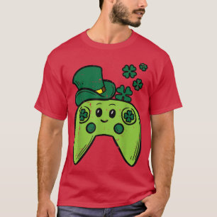 Camiseta Controlador de videojuegos irlandés St Patrick Day