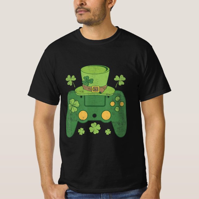 Camiseta Controlador de videojuegos Jugadores irlandeses Ha (Anverso)