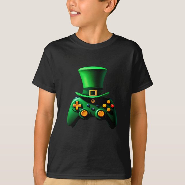 Camiseta Controlador de videojuegos Jugadores irlandeses ST (Anverso)