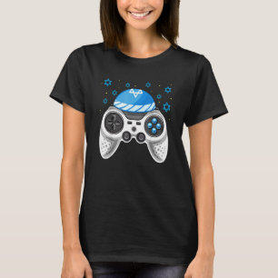 Camiseta Controlador de videojuegos Kippah Passover Pesach
