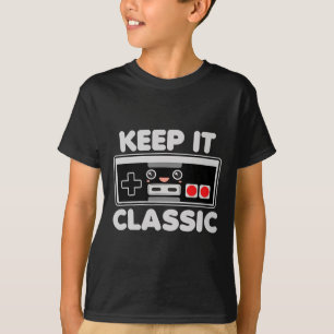 Camiseta Controlador de videojuegos Mantén el clic Humor 80