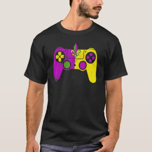 Camiseta Controlador de videojuegos Mardi Gras Carnix Mask