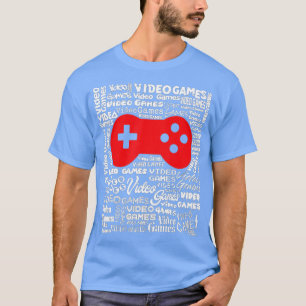 Camiseta Controlador de videojuegos Mensajes Word Cloud Gua