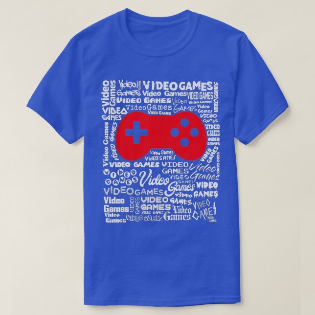 Camiseta Controlador de videojuegos Mensajes Word Cloud Gua (Diseño del anverso)