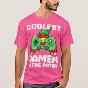 Camiseta Controlador de videojuegos Navidad Más genial juga