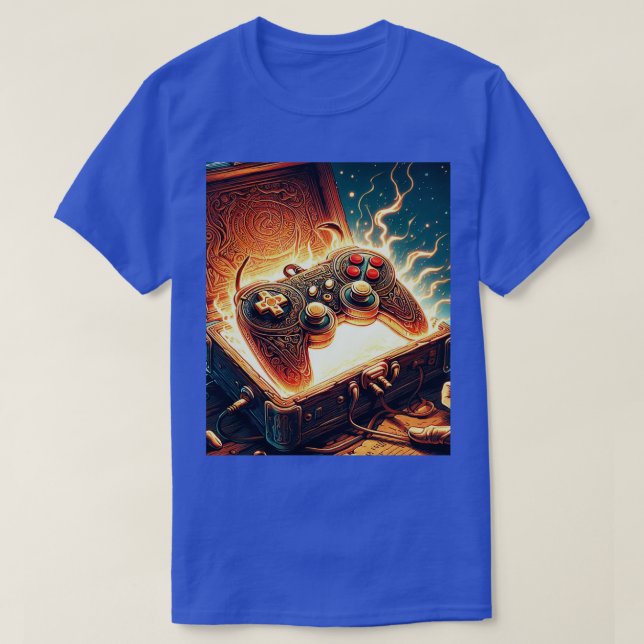Camiseta Controlador De Videojuegos Para Un Divertido Adole (Diseño del anverso)